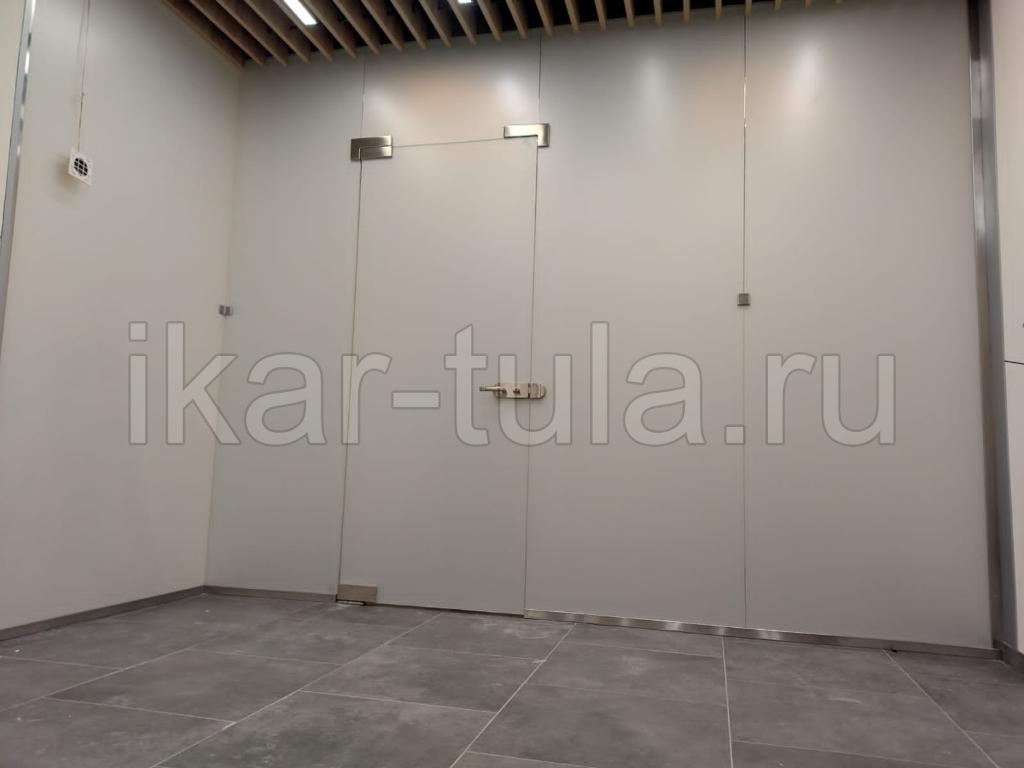 Изготовление и монтаж цельностеклянных перегородок в г. Тула